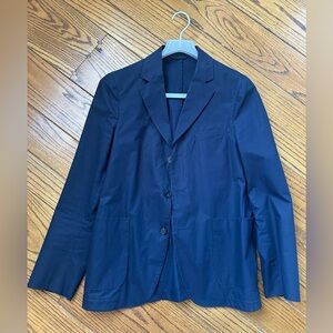 Navy Blue  3 Button Jacket- Officine Generale
